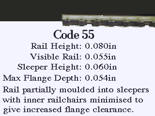 Code 55 dimentions.