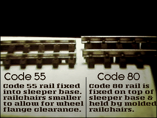 Peco Streamline 9mm gauge track Compared.