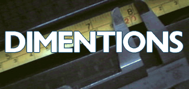 Critical dimentions for scale modellers.