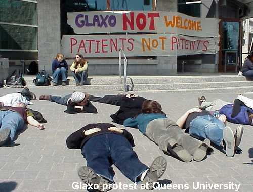 GlaxoSmithKline Protest 