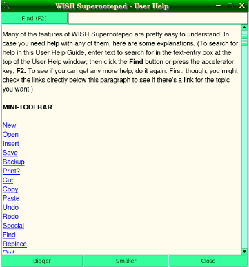 WISH User Help