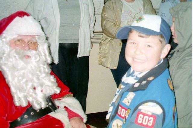 Santa visits the Pack