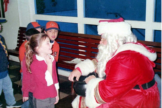 Santa visits the Pack