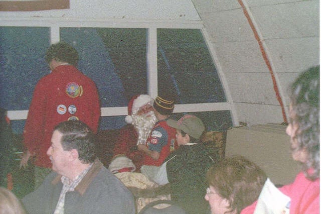 Santa visits the Pack