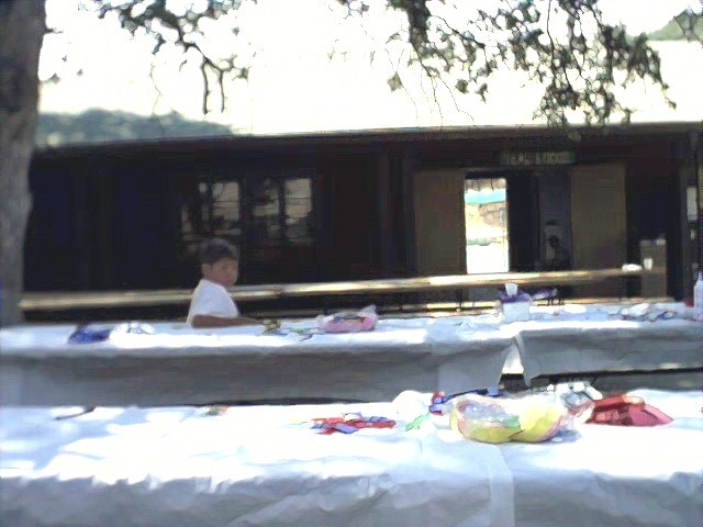 gathering early for the crafts