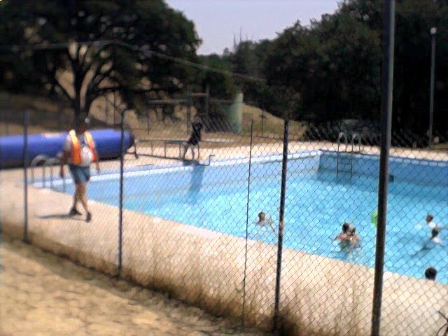 Everyone's favorite spot, the pool.  A BIG thanks to Steve for being our life guard