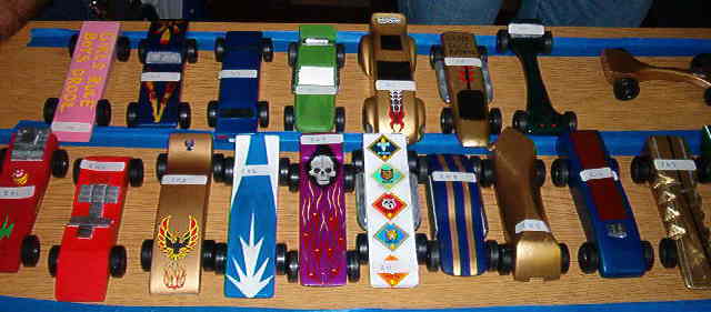Webelos Division cars