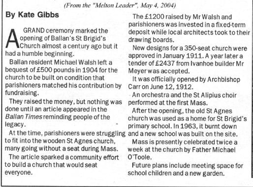 Centenary Article