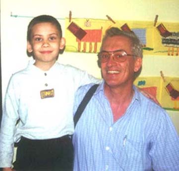 Carlos Roberto con su hijo Ricardo