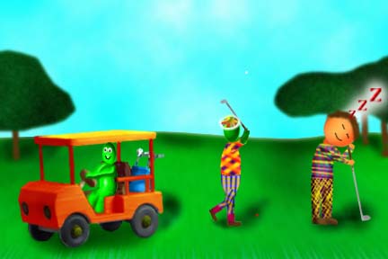 aliens like golf