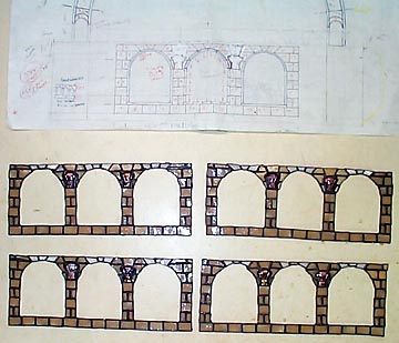 4 walls with pattern