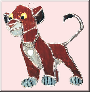 Simba from the Lion King - Suncatcher