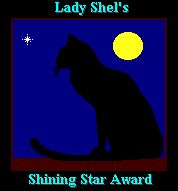 Lady Shel's Shining
Star Award