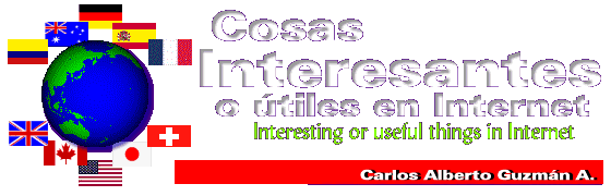 Pgina personal (Personal Home page) of Carlos Alberto Guzmn