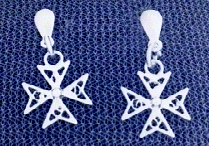 Silver Filigree Earrings