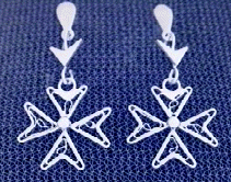 Silver Filigree Earrings
