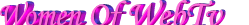 rotating women 
of webtv logo