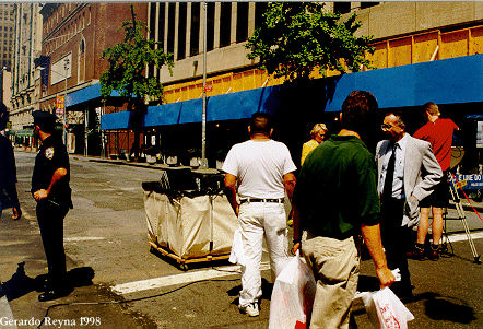Iron Plate, Form Empire State. New York USA 1998, gsrc