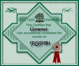 PSP 201 Diploma
