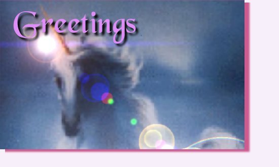 Unicorn Greeting Card