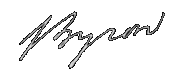 Lord Byron Signature