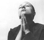 Ren�e Falconetti in THE PASSION OF JOAN OF ARC (JPG, 10 KB)