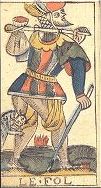 J.B.Benois' Besan&ccedil;on Tarot (18th century) - Il Meneghello, Italy