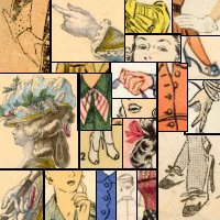 Just decoration: fashion image collage