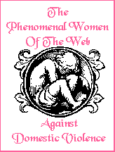 The Official Seal Of The Phenomenal Women Of The Web - Against Domestic Violence