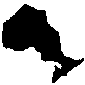 Ontario Map Silhouette