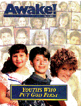 dead kids'
pictures on May 22, 1994 AWAKE! cover