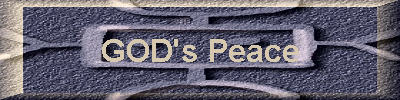 GOD's Peace