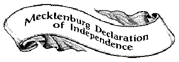 Mecklenburg Declaration of Independence