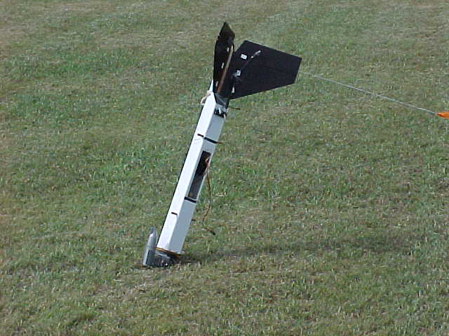Steve's wing was shredded and the fuselage stuck in the ground.&nbsp; Good thing it had rained some earlier in the week.