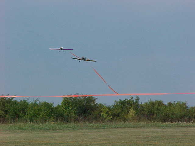 Neither one scored a kill by the time the four minutes was up so the race to the ribbon was on!!!
