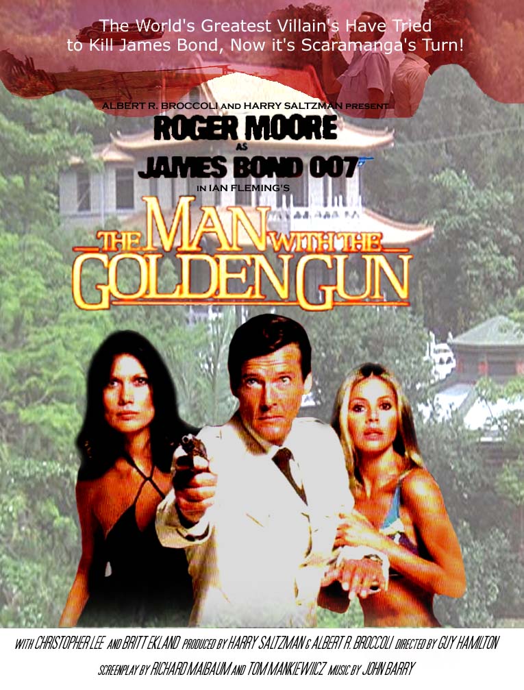 This could have been better, but the blood washing down the poster is a nice touch