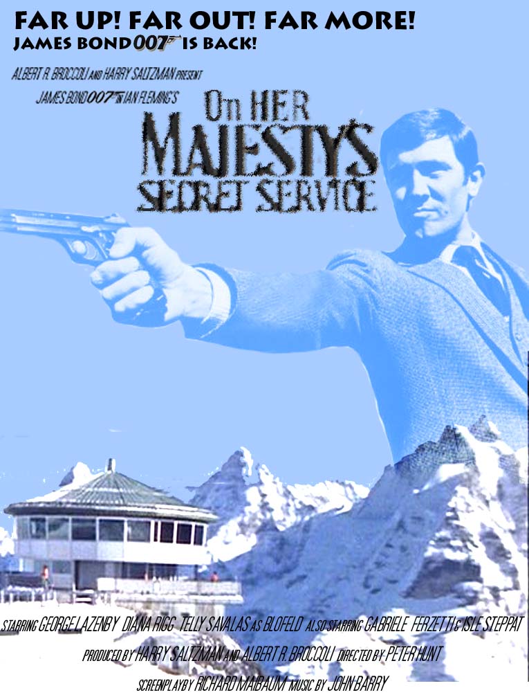 Good picture of Lazenby, it's just too bad it is originally in black and white