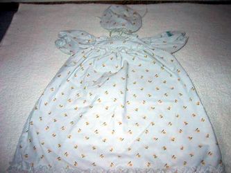 CPK Yellow Flowered Preemie Outfit