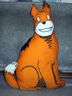 Orphan Annie Dog Sandy Pillow