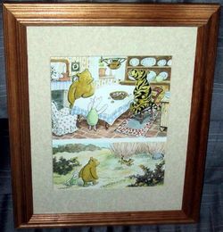 Winnie the Pooh Watercolor painting