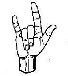 Sign for I love you