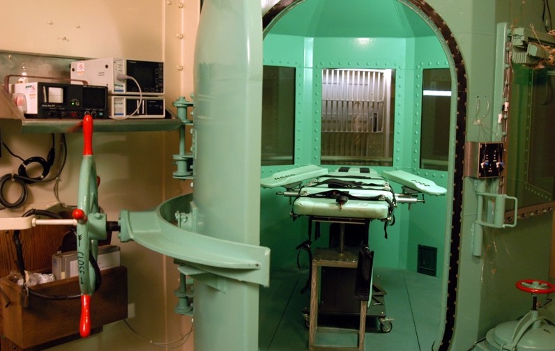 Todeskammer von San Quentin in Kalifornien