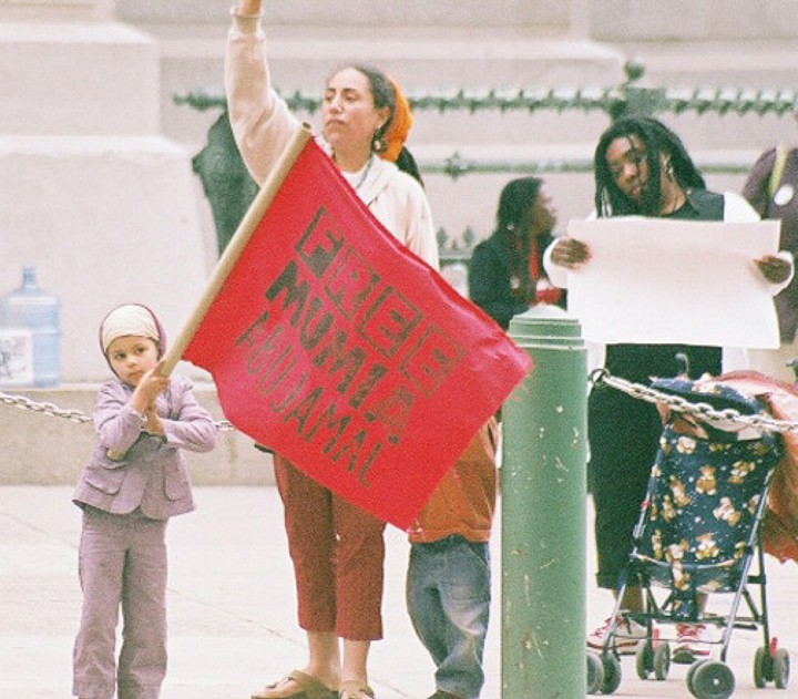 Demonstration fr Mumia Abu-Jamal in Philadelphia