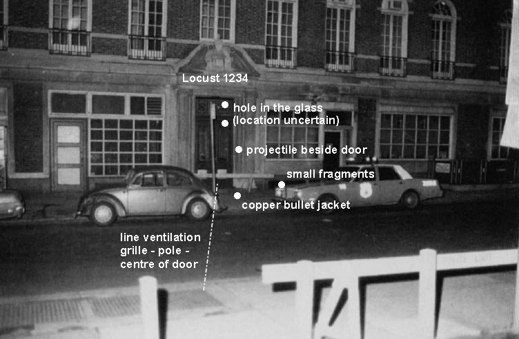 Locust 1234 and the projectile/fragments
