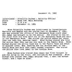 Bericht von Priscilla Durham