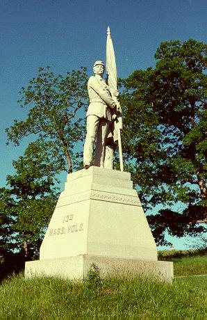 [photo of the 13th Massachusetts Memorial]