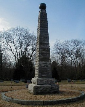 Civil War Monument, Elm Grove Cemetery, North Kingstown, RI