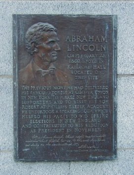 Lincoln Plaque, Federal Building, Providence, RI