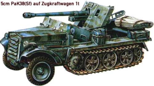 5cm PaK38(Sf) auf Zugkraftwagen 1t