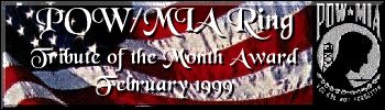 Feb. 1999, Tribute of the Month Award from Freedom Fighters